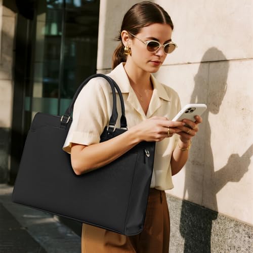 Bolso Maletín para Laptop Mujer 15.6 Pulgadas Impermeable miniatura 3