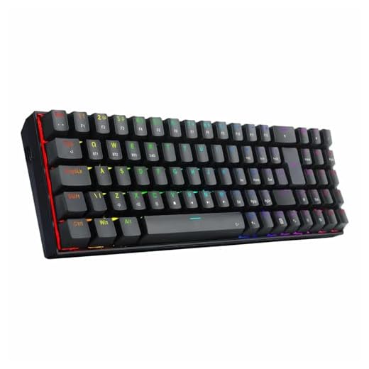Teclado Mecanico Gamer Redragon ZED Pro, RGB, Wireless, Switch Marrom - K627P-WNS-B (PT-BROWN) - Preto"