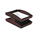 Rolodex Executive Wood Line II Front-Loading Double Desk Tray Letter-Size, Mahogany (19260)