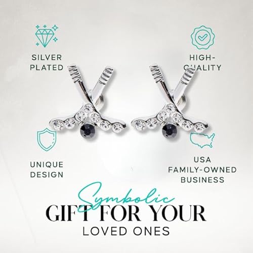 Infinity Collection Hockey Earrings, Hockey Jewelry, Ice Hockey Earrings, Hockey Gifts, Hockey Charm Earrings, Gift For Female Hockey Players, Moms And Fans thumb #2