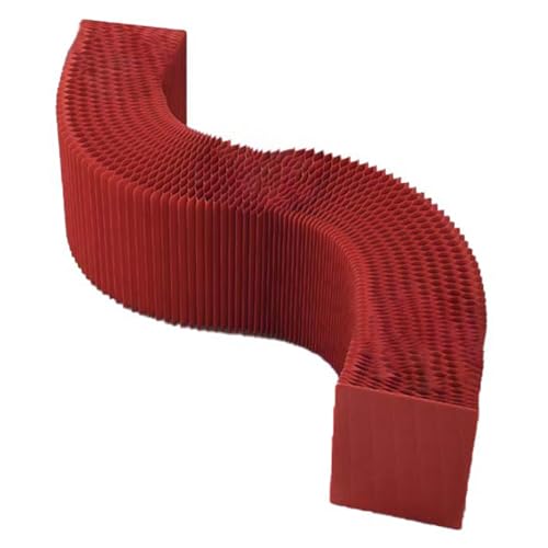 Tabouret pliant gain de place rouge pour petit espace et entrée