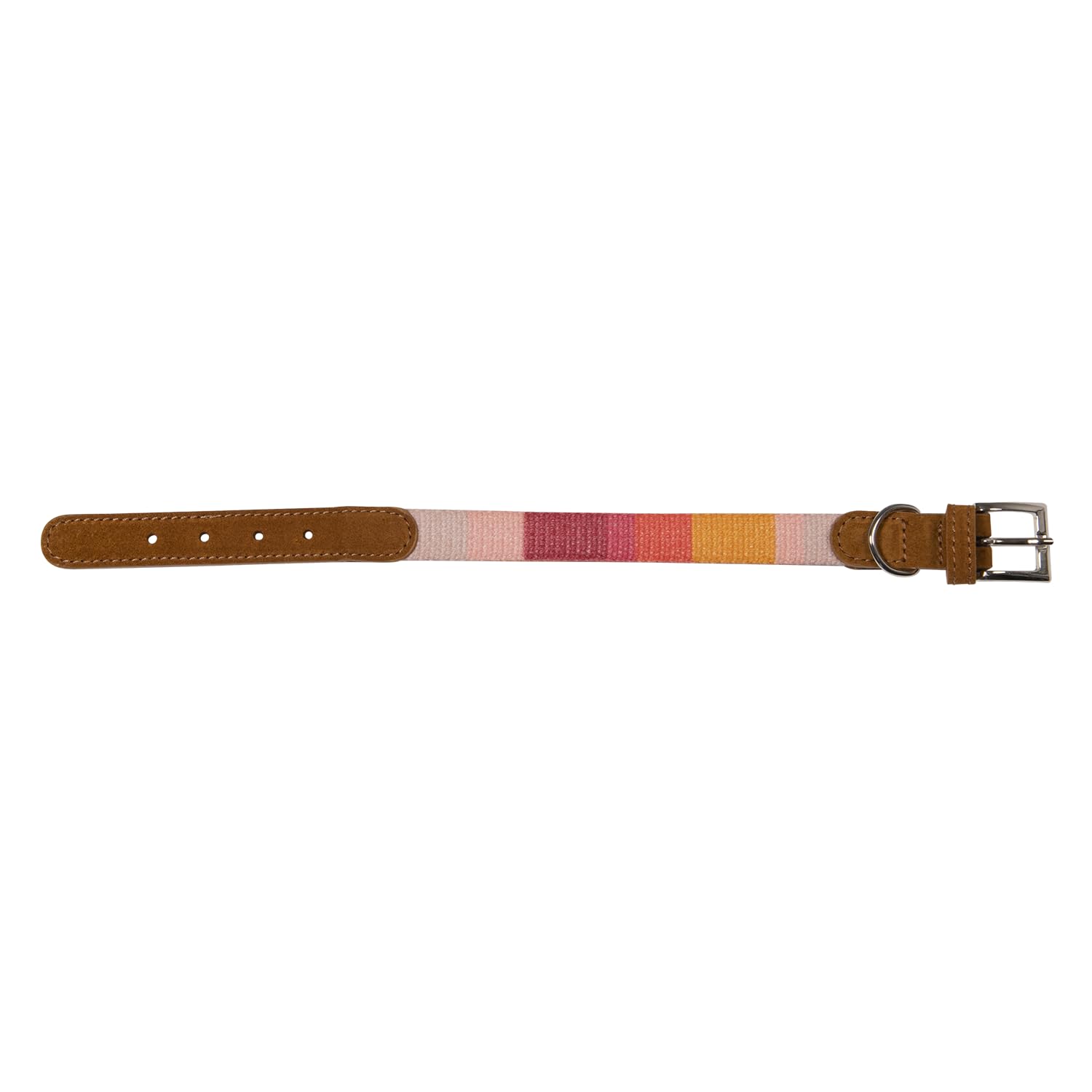 JACK AND VANILLA, Ibiza Dog Collar, Pink, Size 20 mm x 35 cm