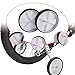 FytStycale Children's Bike Stabilizers Rear Wheels for Outdoor Use Lightweight Options, White