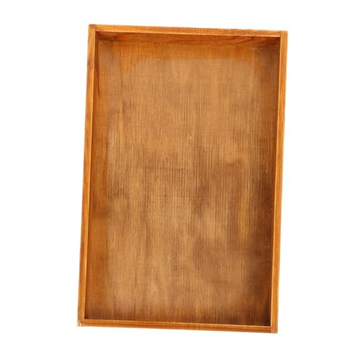 AKOOSY Caja Caja De Almacenamiento De Escritorio Contenedor De Almacenamiento De Ropa Organizador De Archivos De Escritorio Tapas Estante Organizador De Escritorio Largo De Madera Brown