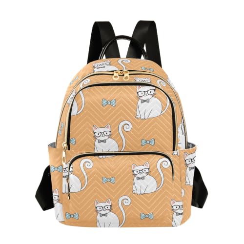 Sac à dos femme orange de taille M antivol décontracté pour fille et voyage scolaire