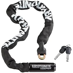 Candado Fixie Kryptonite (000853) Ant Keeper 785 Cadena Integrada (7x850mm) Candado, negro, unisex, 32 inch