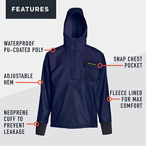 Grundéns Neptune Thermo Anorak Jacket | Durable Waterproof Protection Jacket with Warm Fleece Backer for Fishing Rain Gear2