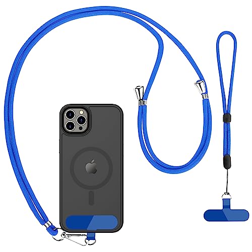 Cell Phone Lanyard 2 Pcs-1 Pcs 30"(Neck Strap×1)+8"(Wrist Strap×1) Black - Photo 58 sur 115