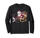 Photo Gallery boston terrier babbo natale divertente cane natale maglia a manica Photo Gallery boston terrier babbo natale divertente cane natale maglia a manica