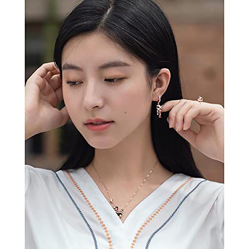 Liutian Jewelry Necklace Enamel Chinese Necklace Pendant Lion Dance Necklace Girls Jewelry Birthday Gifts #TOP7