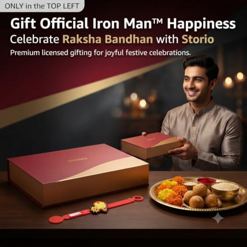 Image of Marvel Iron Man Silicone Band Rakhi | Officially Licensed | Rakhi for Boys, Bhaiya, Bhai | Raksha Bandhan Gift
