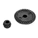 Produktbild sourcingmap® 0.31" Pinion Schaft Durchmesser Winkel Spiral Kegelrad Kegelzahnrad Zubehör de