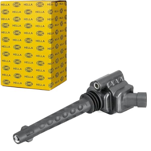 HELLA 5DA 358 057-871 Bobina d'accensione, 3a... poli, Bobina di accensione cavità candela, avvitato