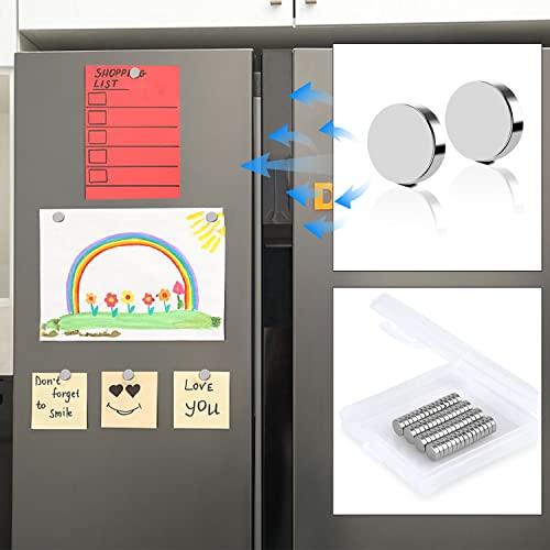 Image of 120Pcs Fridge Magnets, 6x2mm Small Refrigerator Magnets | Mini Magnet for Whiteboard Crafts, Office, School