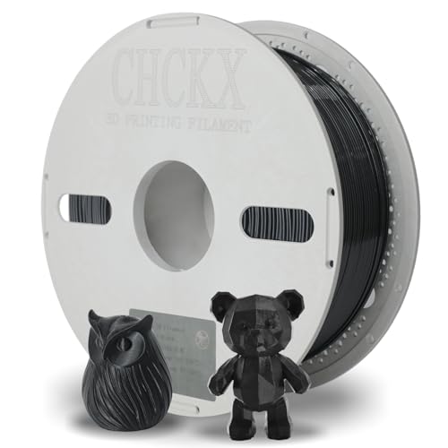 CHCKX Nylon Filament Black PA6 Nylon 6+66 3D Printer 1.75mm Polyamide 1KG
