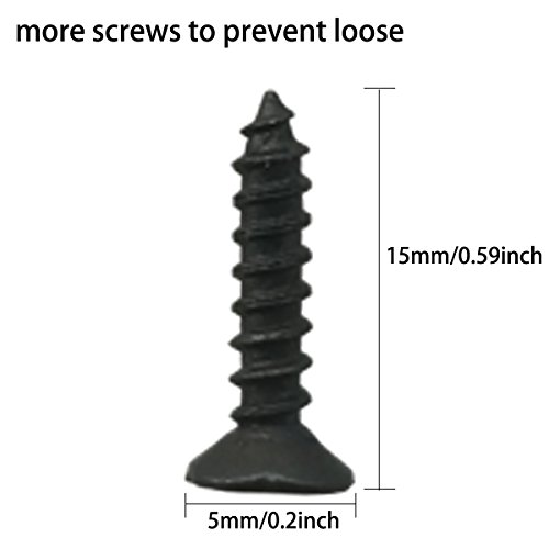 24 Pieces Coat Hooks Wall Mounted Robe Hook Single Coat Hanger No Scratch and 50 Pieces Screws (Black)