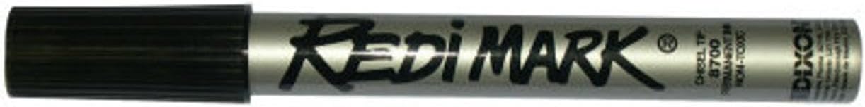DIXON TICONDEROGA-87170-8717 BLACK 6 BARREL REDIMARK CHISEL POIN