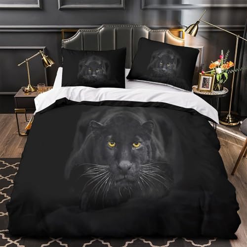 Housse de couette microfibre hypoallergique 3D parure douce super king - 2