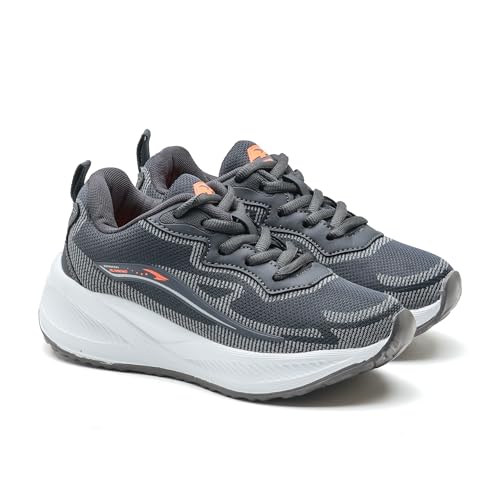 Image of ASIAN Kid's VAYU-01 Sports Running,Walking,Outdoor Shoes with Eva Sole Extra Jump Casual Sneaker Shoes for Boy's Light Grey,UK 3