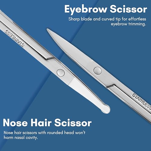 Beauté Secrets Essentials Manicure Set Nail Clippers Kit Manicure Pedicure Gift Set, 16Pcs Professional Stainless Steel Pedicure Care Tools Women Travel Grooming Kit with Case... - Image 7