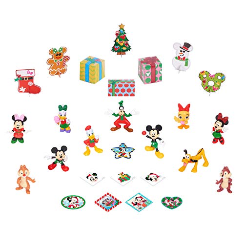 Disney Classic Advent Calendar, 32 Pieces, Figures, Decorations, And Stickers, By Just Play #TOP4