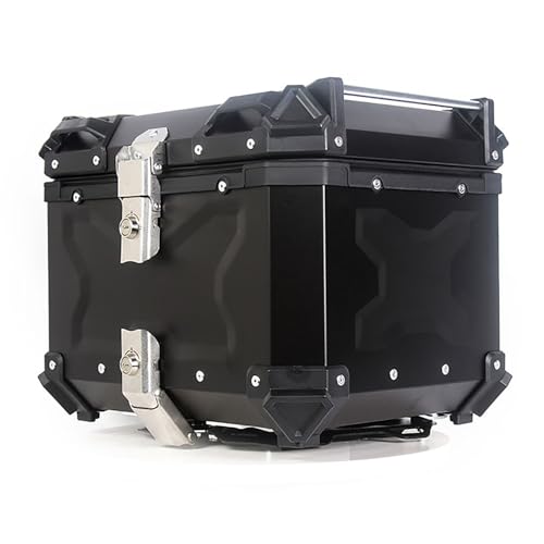 Bauletto Per Moto Impermeabile Con Serratura Contro Il Furto Baule Posteriore Universale Per Moto Per Riporre Oggetti Con Piastra Di Base Per Casco Per Moto A45L