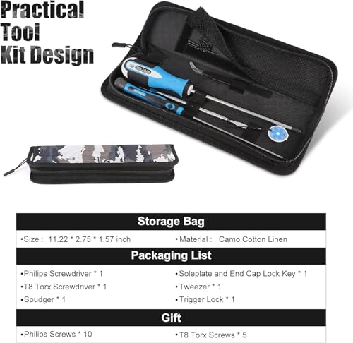 Special Tools Replacement for Dyson V6 V7 V8 V10 V11 Vacuum Cleaner Special Disassembly Tool Screwdriver Set, with T8 Screws and Phillips Screws - Image 5