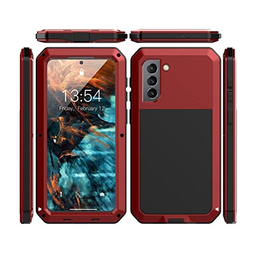 Coque Samsung S21 Plus intégrale rouge idéale pour les activités extérieures