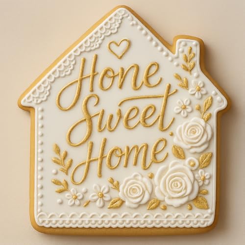 Cortador de galletas Home Sweet Home para hornear con amor y celebrar tu hogar 3