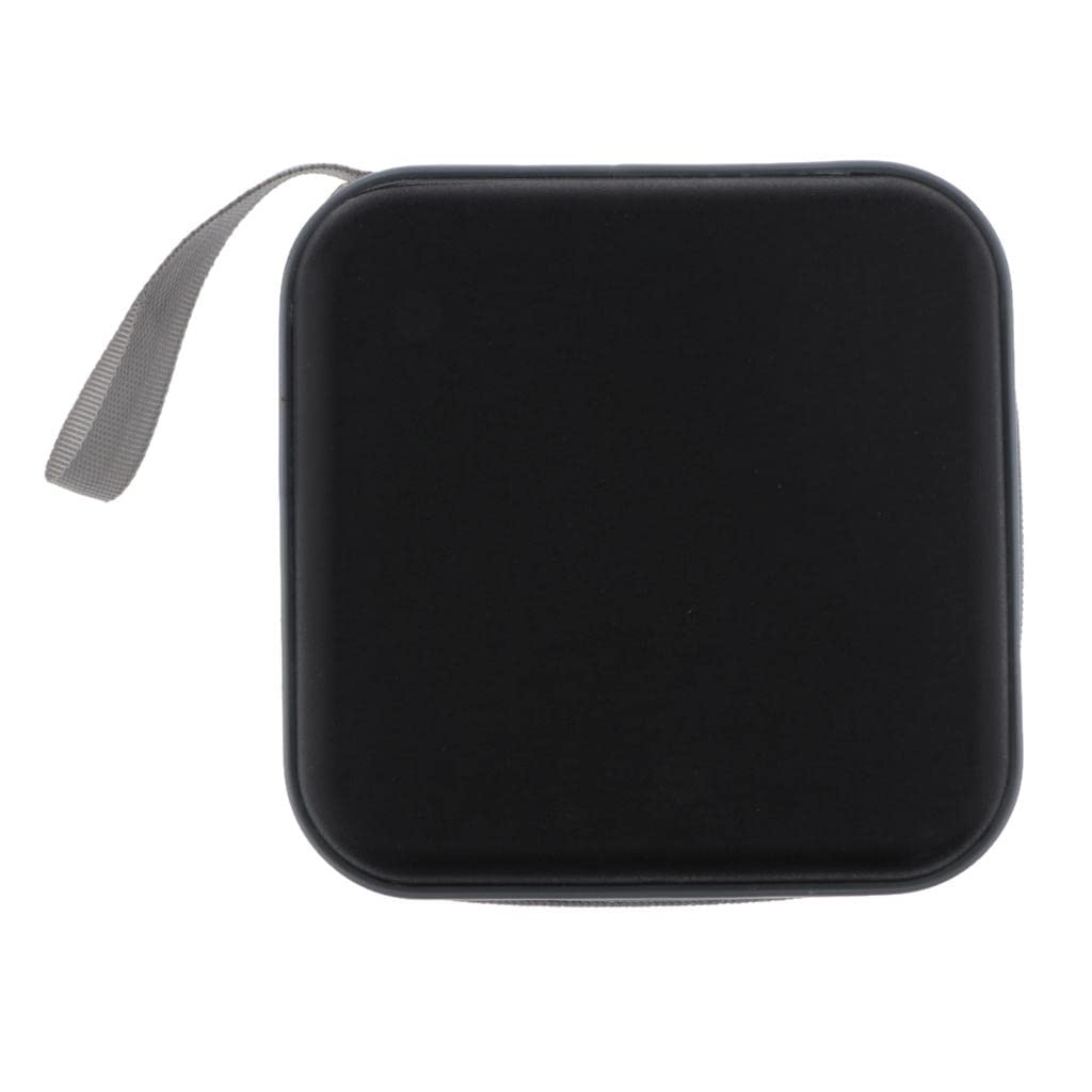 MERISHOPP® 40 Disc CD Wallet DVD Case Storage Holder Bag Carry Protector PVC Black-picture-22