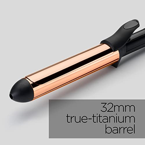 BaByliss Titanium Brilliance Curls - 32mm Hair Curler, for Large Curls and Soft Waves, Titanium Coating, 6 Heat Settings up to 210°C, 2357U - Image 6