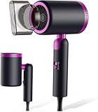 ドライヤー VIdobole ヘアドライヤー 20S速乾 大風量 2億高濃度マイナスイオン ドライヤー 人気 ランキング 自社開発高速モーター搭載 恒温ヘアケア 髪質改善 優しい温風手に熱くない設計 過熱保護 マグネット式ノズル付き 小型 折り畳み 携帯ドライヤ 軽量 静音 家庭用/旅行用/プロ用/プレゼント PSE認証済み