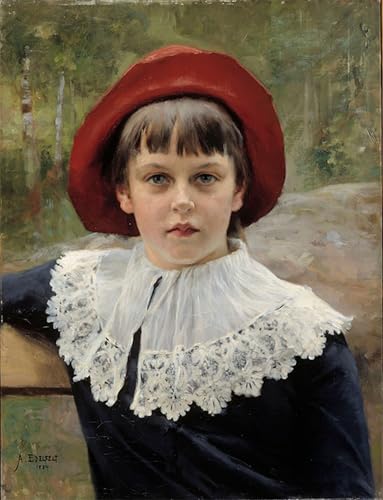 Portraits d'art Albert Edelfelt deco chambre vintage pour créer un salon élégant