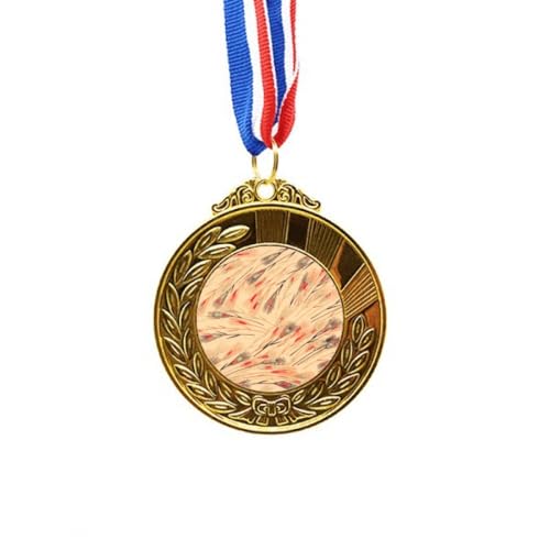 Medalla de Oro Gold Award con Patrón Japonés Graffiti y Cinta Resistente