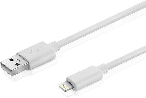 Miniatura 7 de Cargador para iPhone con enchufe de pared, cable Lightning de 10 pies + adaptador de corriente USB de doble puerto de 5 V2.4 A