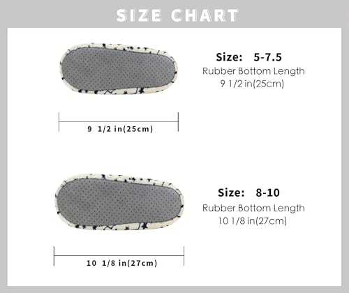 Image of DICUIRD Slipper Socks For Women With Grippers, Fuzzy With Non Slip Bottoms, Cozy Warm Fuzzy Slippers