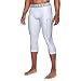 Under Armour Men's HeatGear Armour Graphic ¾ Leggings , White (100)/Overcast Gray, Large