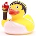 Produktbild Duckshop I Badeente Olympia I L8cm I Quietscheente I Quietscheentchen I Geschenk Sport Fans I Geschenk Olympia Fans