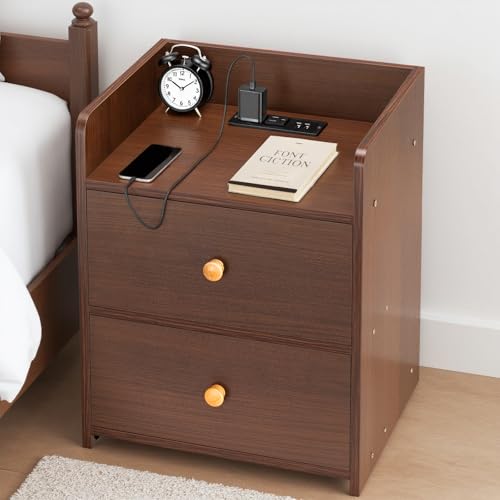 Listado de Buro de Noche de esta semana. 43 eitfrh Buros para Recamara con Estación de Carga, Mesa de Noche, Buro con Estación de Carga y Puertos USB/AC, Mesita de Noche Moderna de 3 Pisos para Hogar, Oficinas, Camas,...