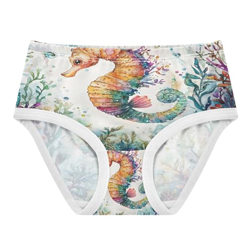 Colorful Seahorse Toddler Girls's Underwear 2T 202b8741
