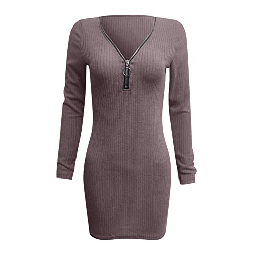 Robe tricotée pour femme idéale pour vos sorties décontractées