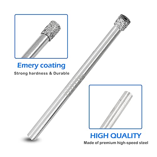 Image of Luomorgo 12Pcs 4mm / 5 /32 inch Diamond Hole Saw Diamond Drill Bits