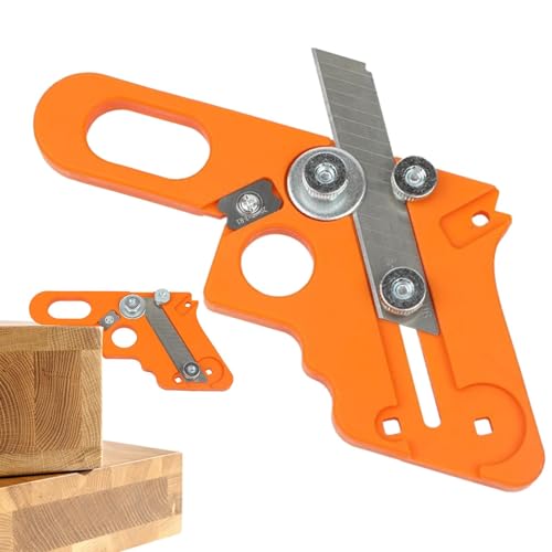 Cortador de bordes para carpintería | Herramienta manual para trabajar en madera: corte rápido y chaflanes efectivos para trabajar la madera y mejorar el hábitat