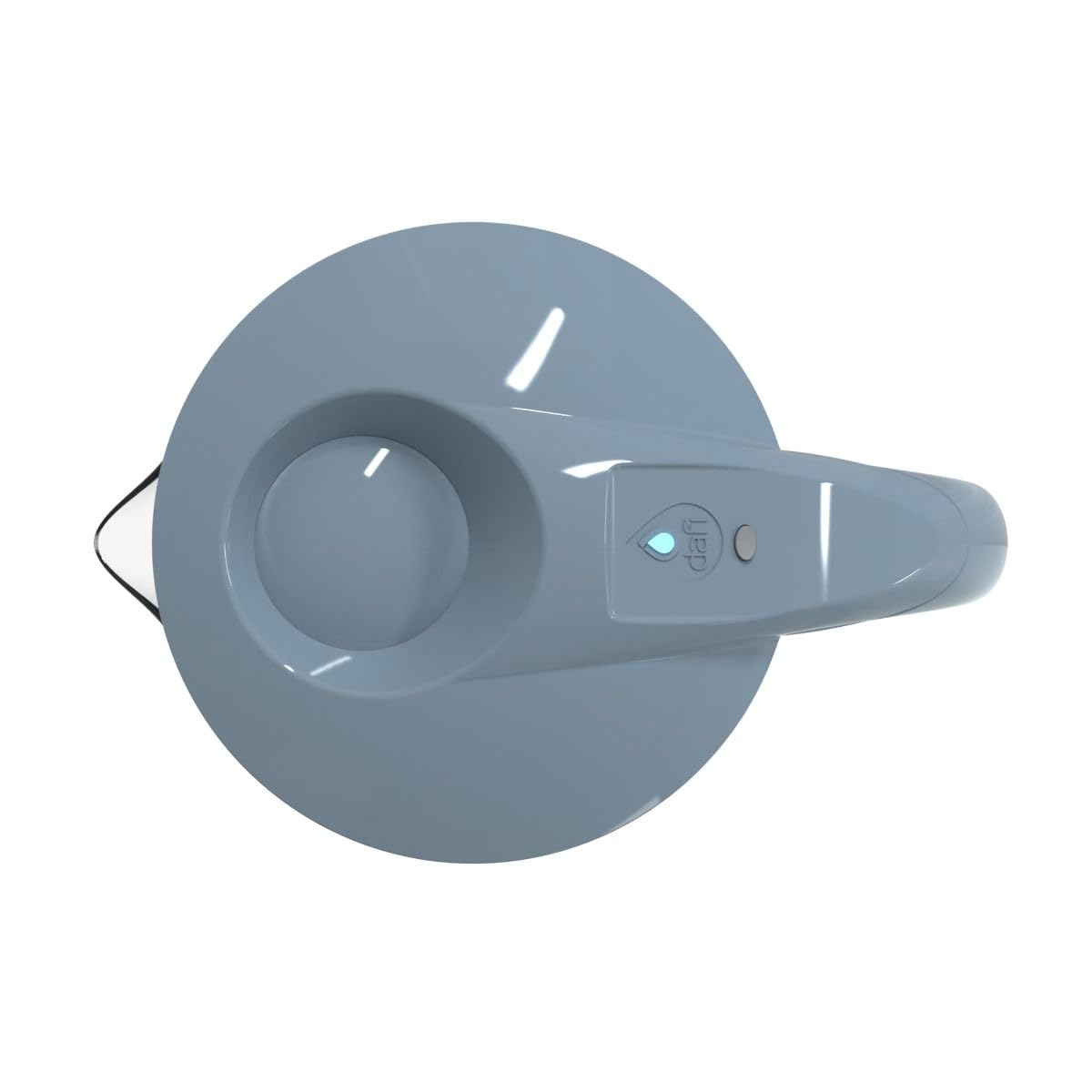 Dafi Jarra Filtradora de Agua de Cristal CRYSTAL Gris 2L - incl. Filtro de Agua UNIMAX, Sistema de Filtrado de Agua para Reducir la Cal, el Cloro, Sin BPA, Sensor LED - Jarra Filtrante de Agua