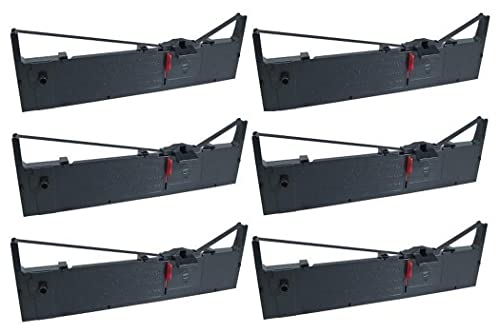 Cintas de impresora compatibles FX-980 negras 6/paquete miniatura 2