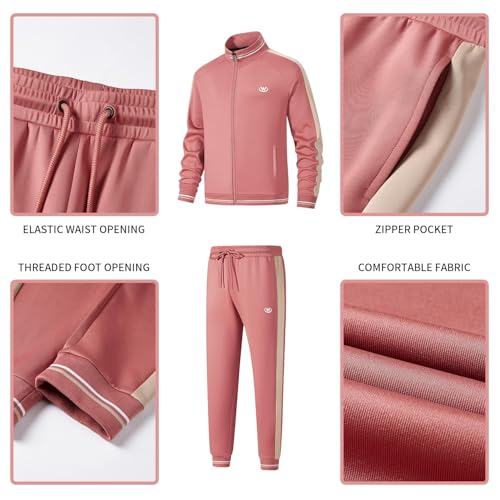 Men's Casual Tracksuits Long Sleeve Jogging Suits Sweatsuit Sets Track Jackets and Pants 2 Piece Outfit4