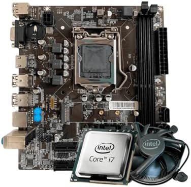 Kit Processador i7 3770 + Placa Mãe H61 DDR3 HDMI VGA USB + Coole...