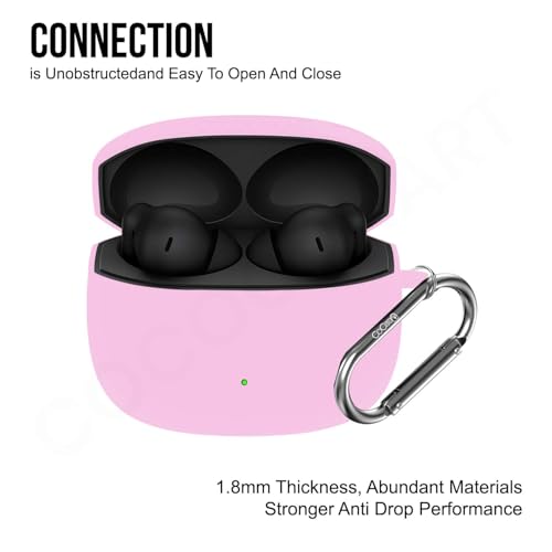 Image of Soft Silicone Case Cover for OnePlus Nord Buds 4 Pro (Pink)