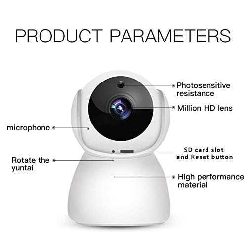 Image of Conbre EliteCam V380 Pro HD Smart WiFi Wireless Indoor IP CCTV Security Camera | Night Vision | 2-Way Audio | Support 128 GB Micro SD Card Slot (EliteCam)