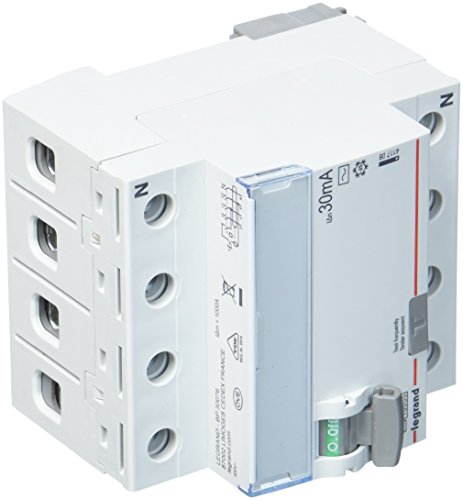 Legrand 411708 TX3 interrupteur différentiel 40A 30mA AC pour tableau électrique résidentiel
